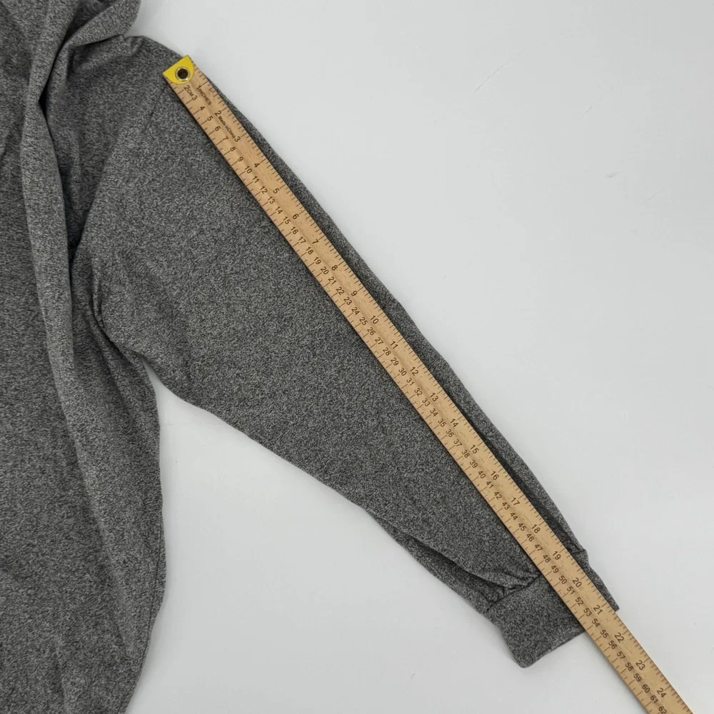 Polo Ralph Lauren Mens‎ Grey Heather Long Sleeve Pocket T-Shirt Size L Pony Logo